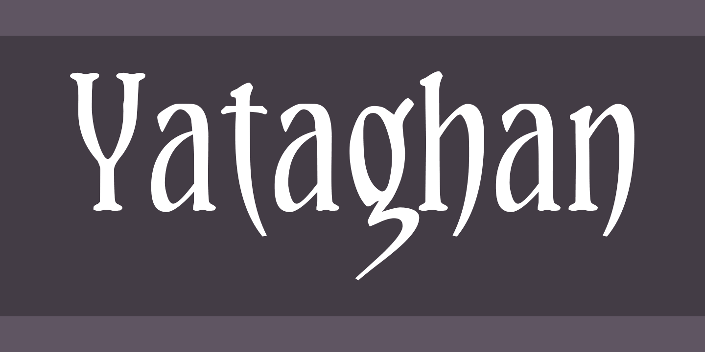 Yataghan Font